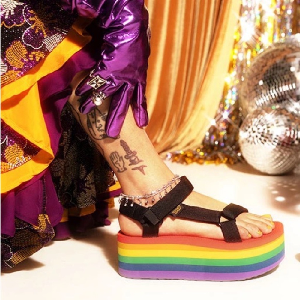 TEVA Rainbow Platforms (black)